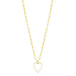 Enamel Heart Necklace