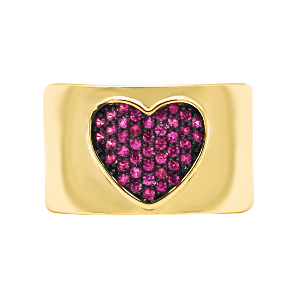 Pink Heart Ring