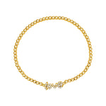 Love Gold Beaded Bracelet