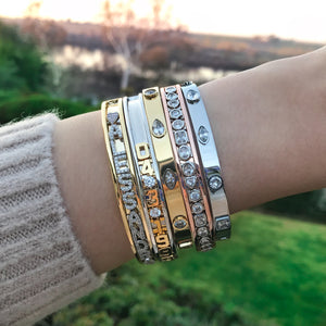 Personalized Sliding Charm Bracelet