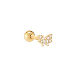 Pavé Butterfly Piercing Style Earring