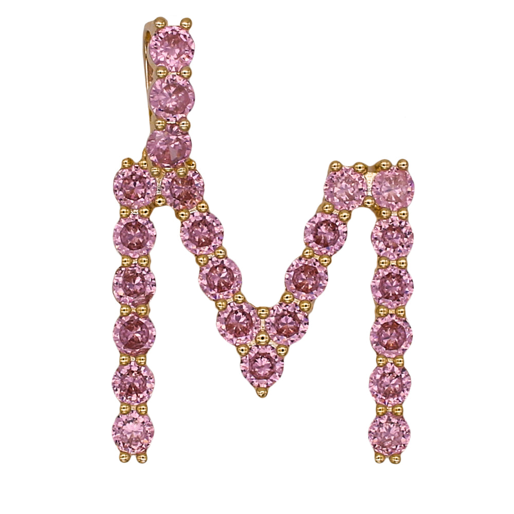 Pink Diamond Initial Charm