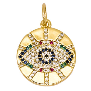 Pavé Evil Eye Charm