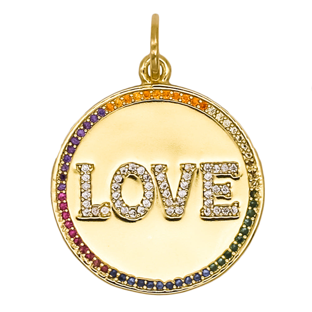 Rainbow Love Charm