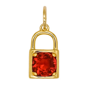 Diamond Lock Charm