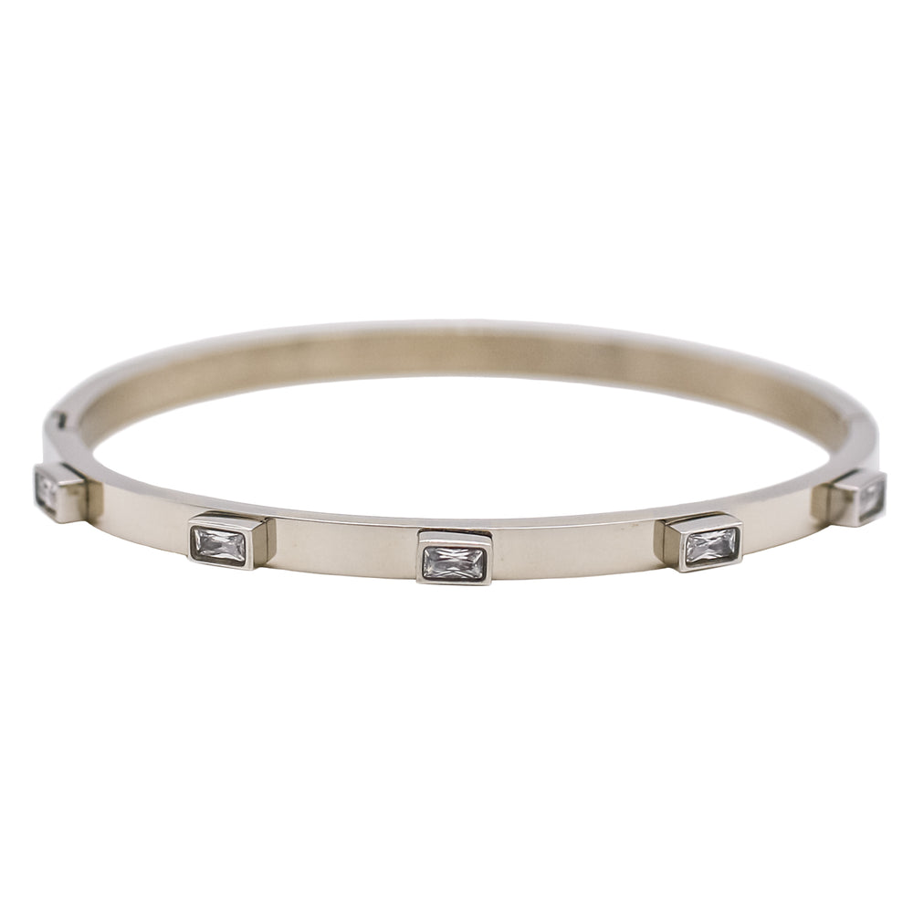 Baguette Diamond Bangle