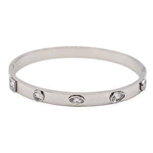 Multi Shape Diamond Bangle