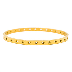 Thin Star Bangle